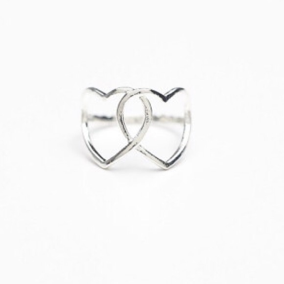 Free People Silver Loved Up Ring NWOT - Picture 1 of 4
